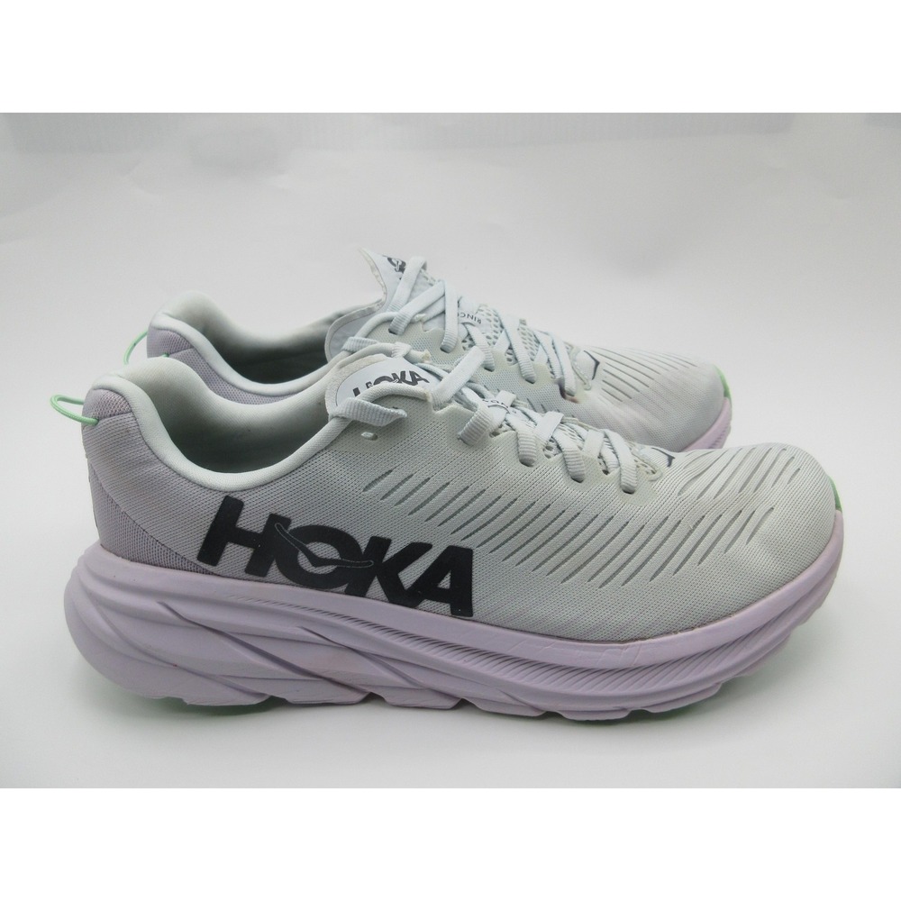 Hoka One One Rincon 3 Shoes Womens Size 9.5 Blue Purple Running Road Sneakers